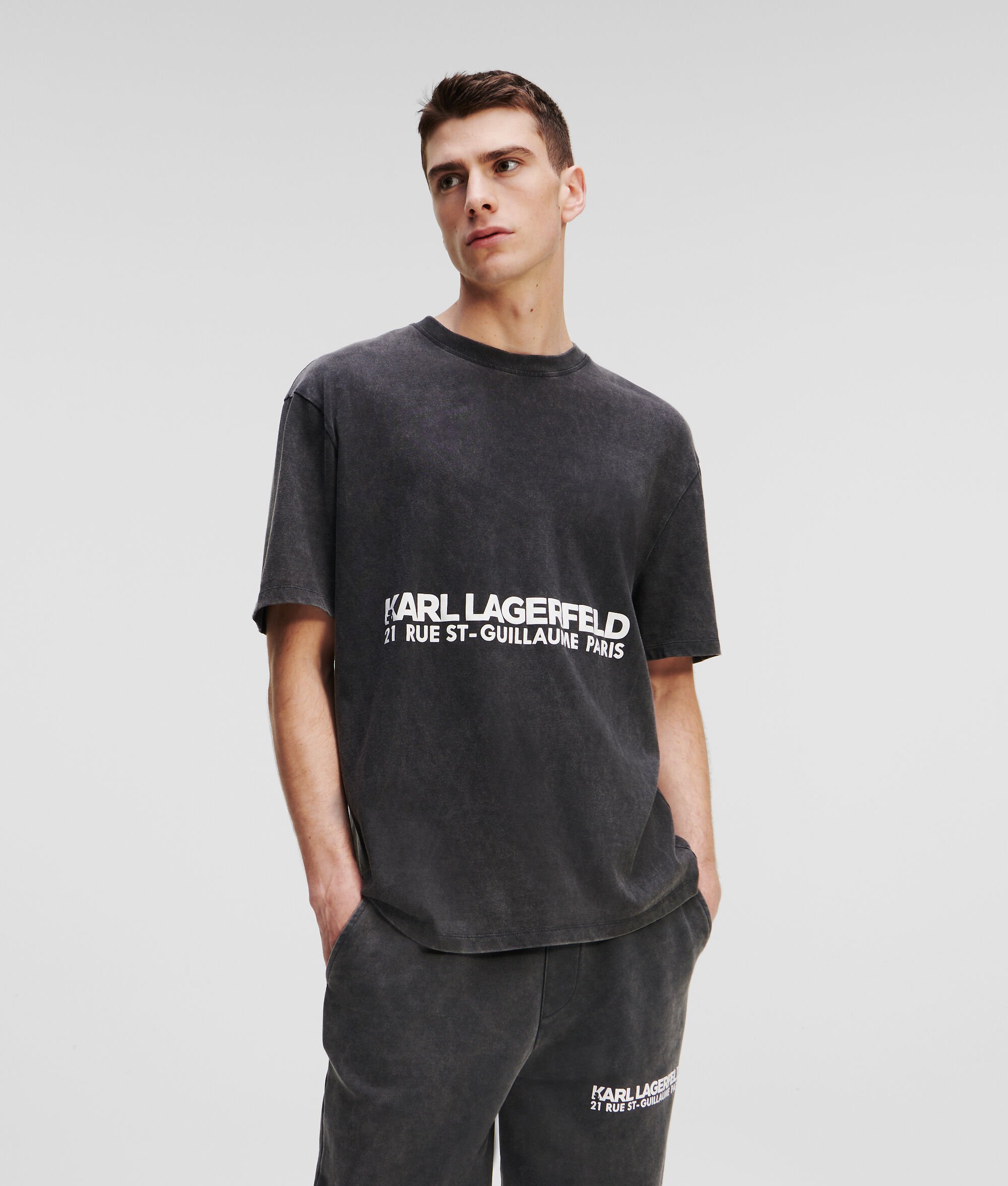 (image for) Simple RUE ST-GUILLAUME WASHED T-SHIRT